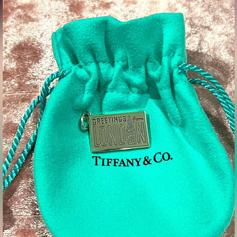 Tiffany & Co Retired London Postcard Charm